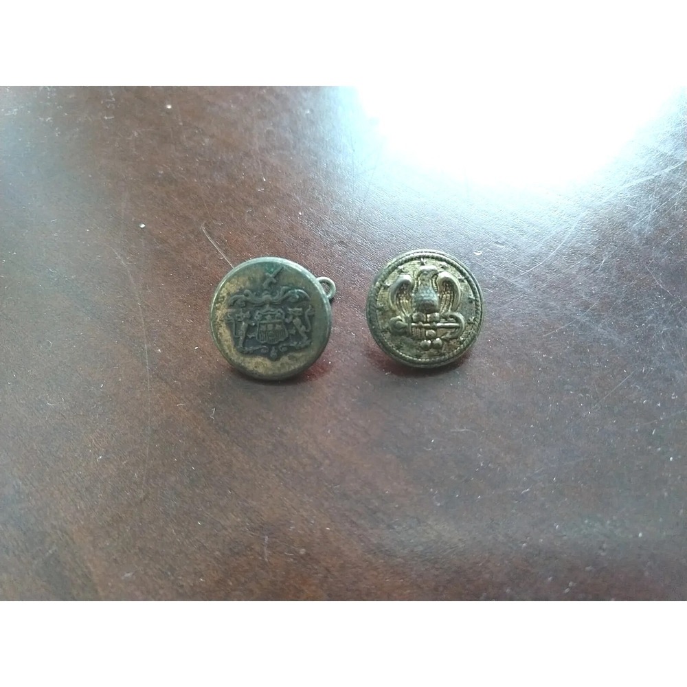 Vintage Eagle And Crest Cuff Buttons